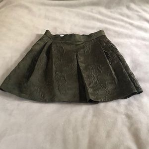 Green skirt